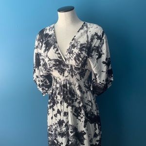 Sassy, sexy tied dyed ankle length dress